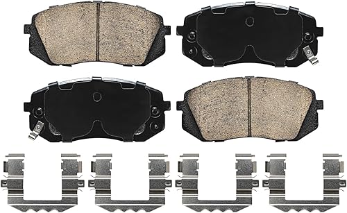 Miniatura 59 de Detroit Axle - Rotores de disco delantero de 10.827 in + pinza de freno lateral del pasajero de repuesto para Toyota RAV4 Prius V Lexus HS250H Scion