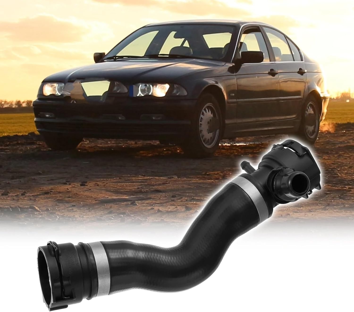 PCV ホース Compatible With 325xi 2006 年式対応 クランクケースブリーザー 換気パイプ バルブ 通気ホ