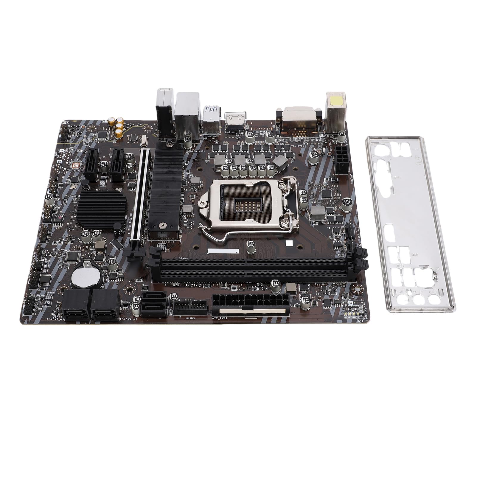 Scheda Madre del Computer B460M DDR4 Scheda Madre Desktop LGA 1200 con 64 GB 2933 MHz per Costruttori di PC Aggiornamento Desktop Fai da Te