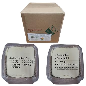 Essential Depot Palm Oil Shortening Cube - 50 lbs - No Stir - Food Grade - Kosher - SUSTAINABLE - RSPO Certified - Not Hydrogenated