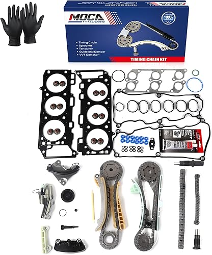 MOCA Juego de juntas de cabeza y cadena de distribución 2005-2010 para Ford Mustang 4.0L