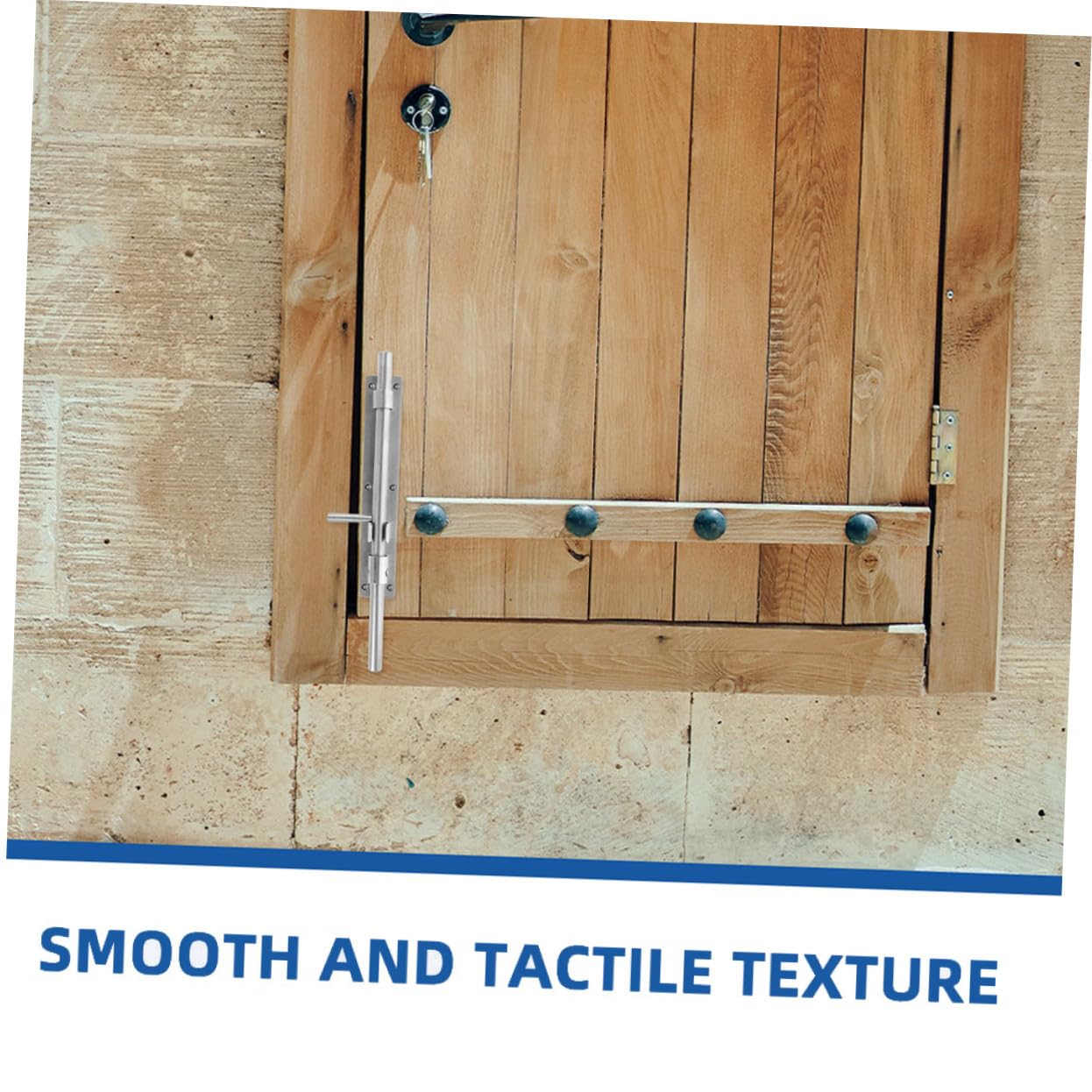 Toddmomy 2 pezzi Catenaccio Scorrevole in Acciaio Inox Rinforzato per Porte Interne e Armadi Serratura di Sicurezza Pesante per Bagno Camera e Cancelli Facile da Installare e Scorrimento