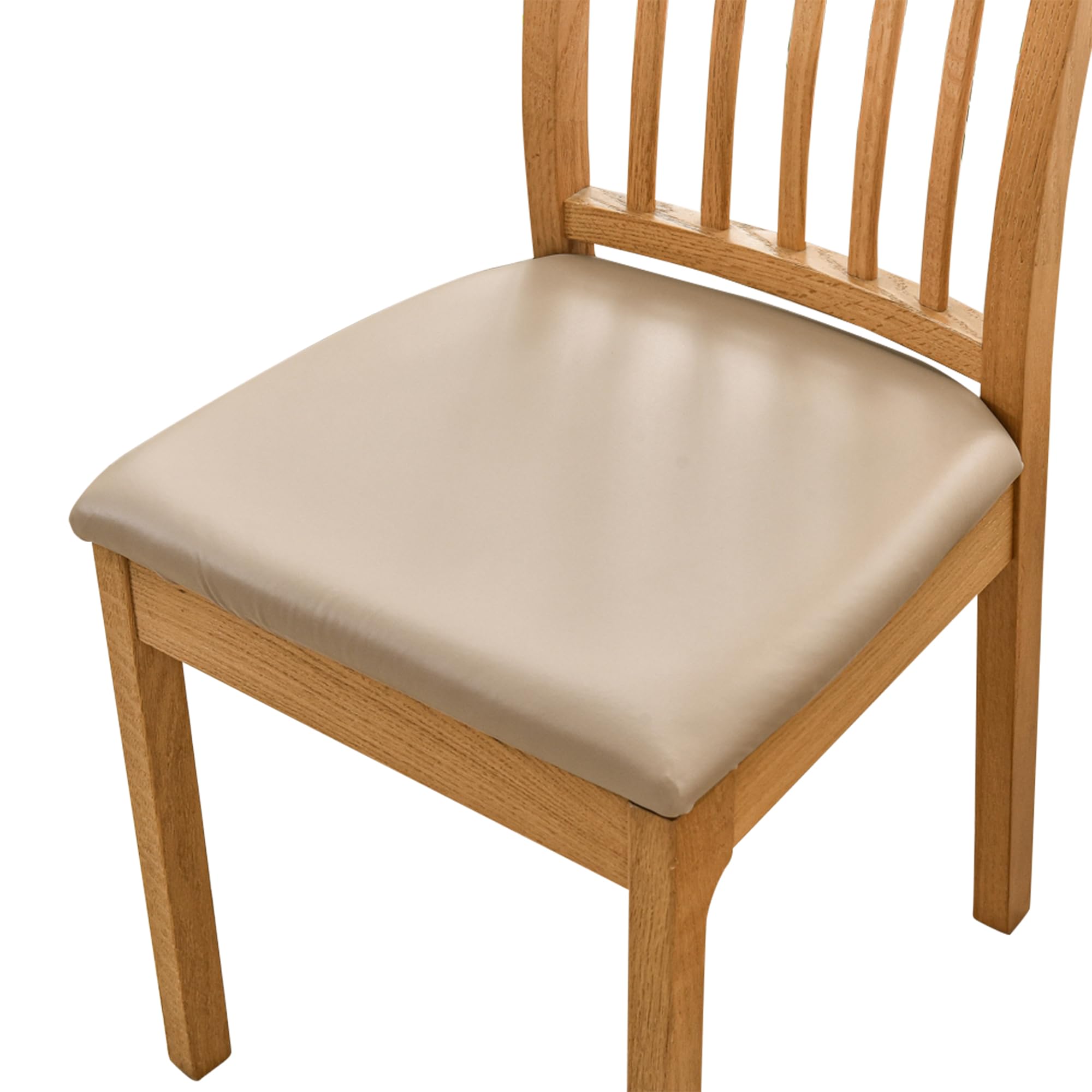 Kozuoan Dining Chair Covers, PU Waterproof Removable Dining Chair Covers