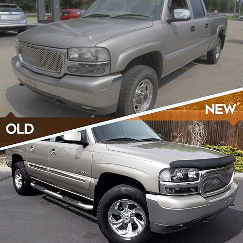 Miniatura 6 de Conjunto de faros delanteros para Chevrolet Trailblazer 2002-2009 para Chevrolet Trailblazer EXT 2002-2006, carcasa negra, reflector transparente,