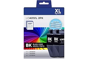 LC401 Black Ink Cartridges for Brother Printer