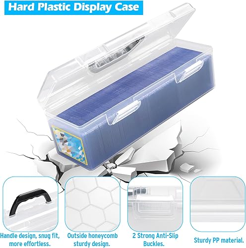 Miniatura 4 de Caja de almacenamiento Toploader, caja de almacenamiento de tarjetas de intercambio, caja de almacenamiento de tarjetas de plástico, funda de