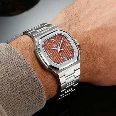 Specht & Sohne Watches for Men 37MM Miyota 8215 Automatic Mechanical Watch Stainless Steel Sapphire Crystal Waterproof
