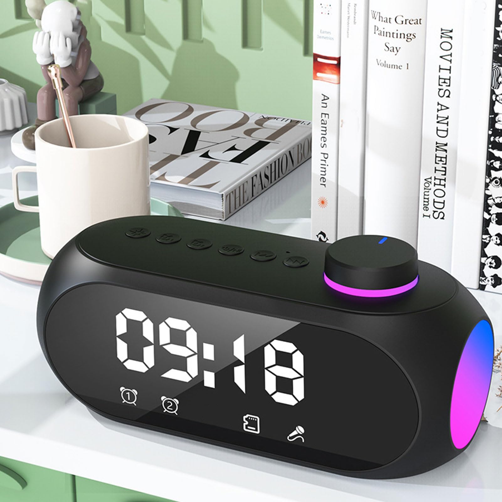 Clock Radios For Bedroom Sunrise Alarm Clock With Bluetooth