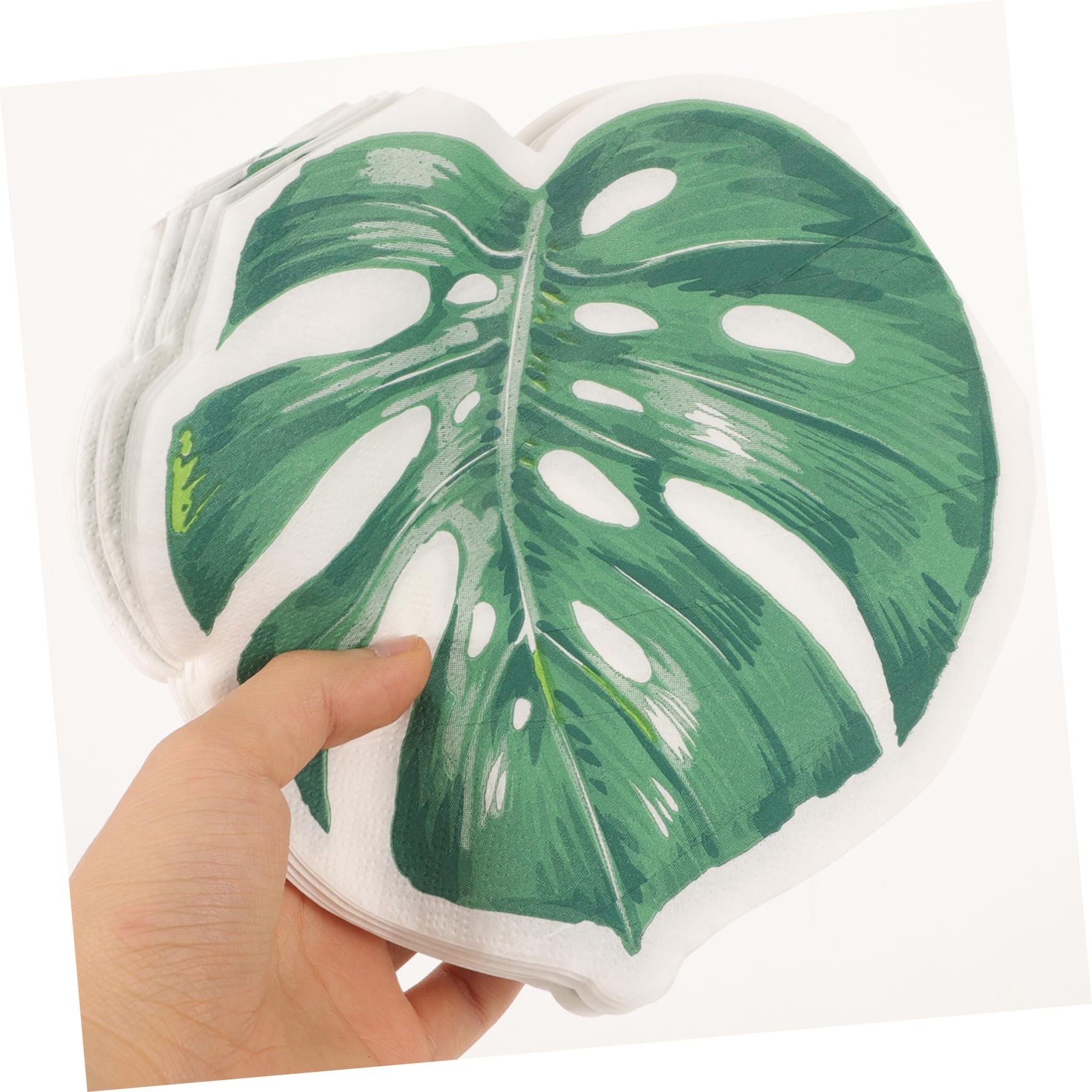 Ipetboom 4 Stück Palmblatt Servietten Papier Pack Servietten für Hochzeiten Partys und Events und Langlebig Staubfreies Design für Festliche Anlässe und Täglichen Gebrauch