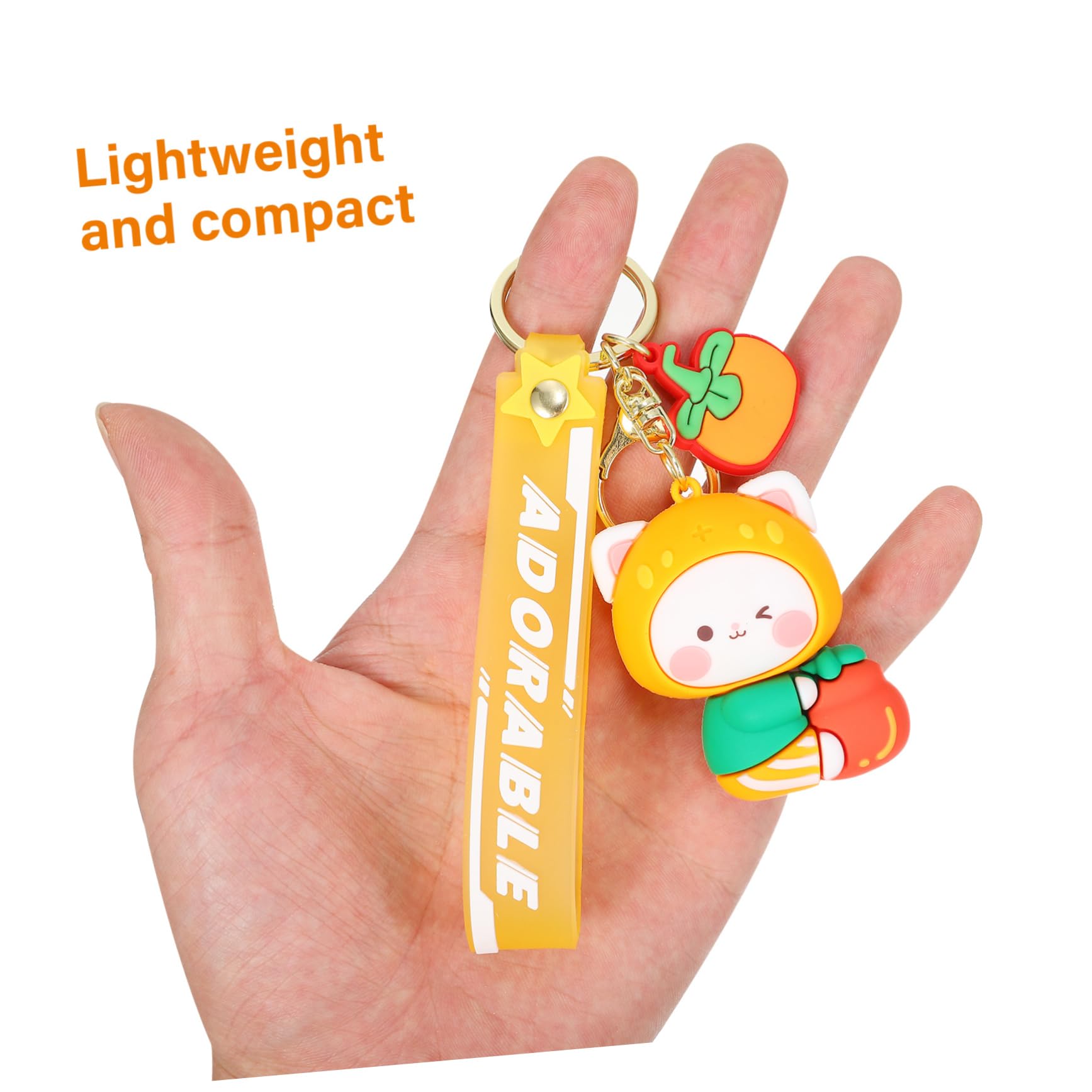 Süßer Schlüsselanhänger Gel Kette Cartoon-schlüsselhalter Zuwinkender Katzenschlüsselbund Cartoon-schlüsselanhänger Matschig Plüsch Charme Reize Pvc