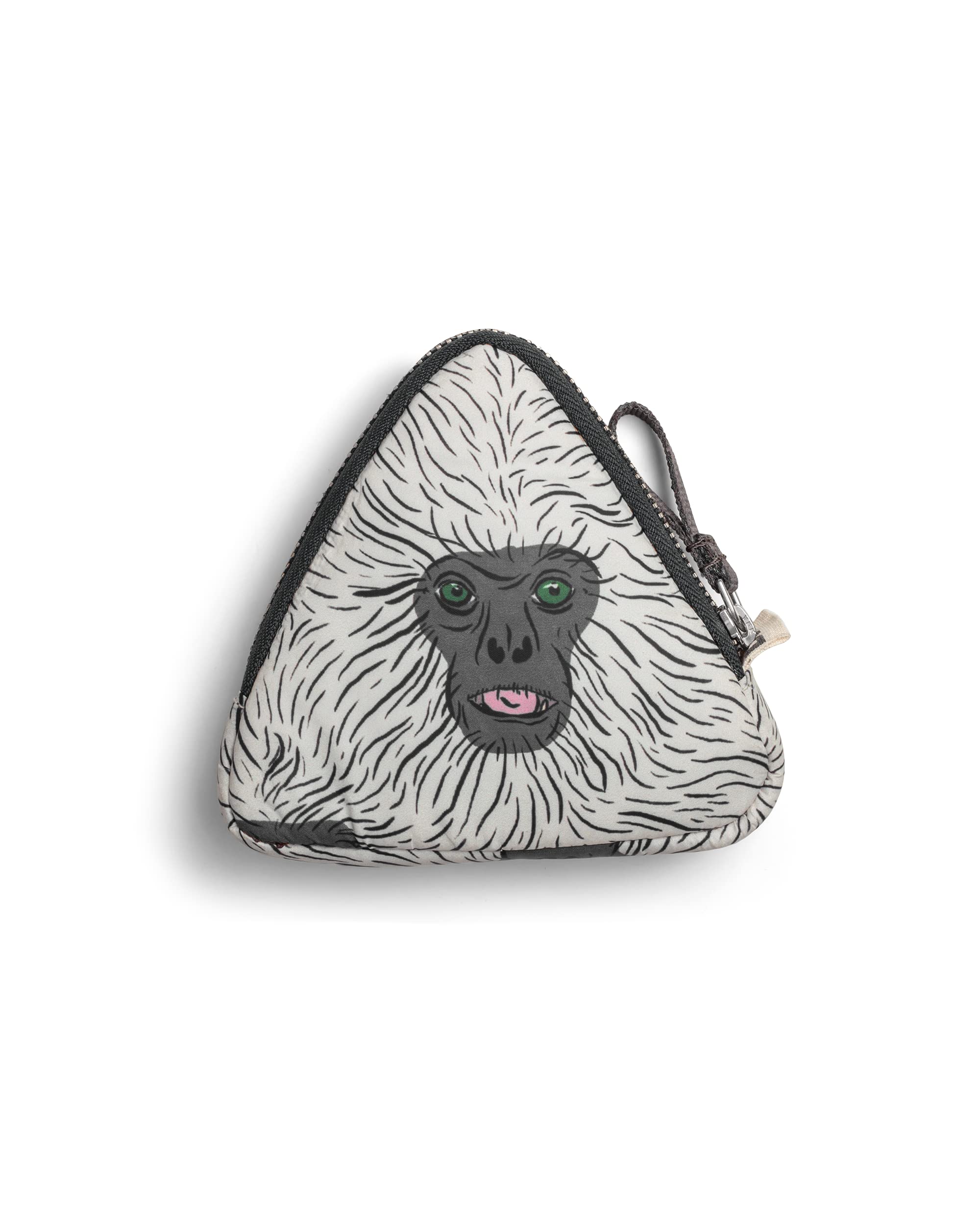 DailyObjects Easy Triangle Pouch | Crafted using Soft-Touch and Water-Repellent Polyester | Polyfill Cushioning Assures Scratch-Free Security | Comes with an O-Ring to Attach Keys, Charms or Wristlets-image-8