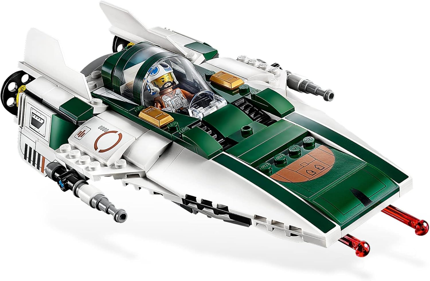 LEGO Star Wars: Resistance A Wing Starfighter Building Kit; Awesome Construction Model for Display