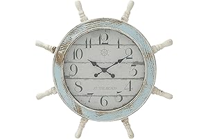 Deco 79 Coastal Wall Clock: A Nautical Timepiece for Your Home