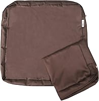 Vista 14 de Paquete de 2 fundas de almohada de 23 x 23 x 5 pulgadas, resistentes al agua, solo con cremallera, para muebles de patio, sofá, sofá biplaza, silla
