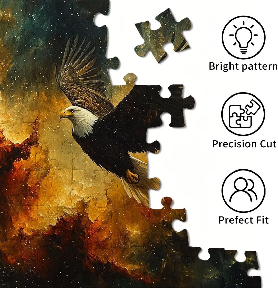 1500 sztuk puzzli dla dorosłych, gry rodzinne, Eagle Abstract, n-383