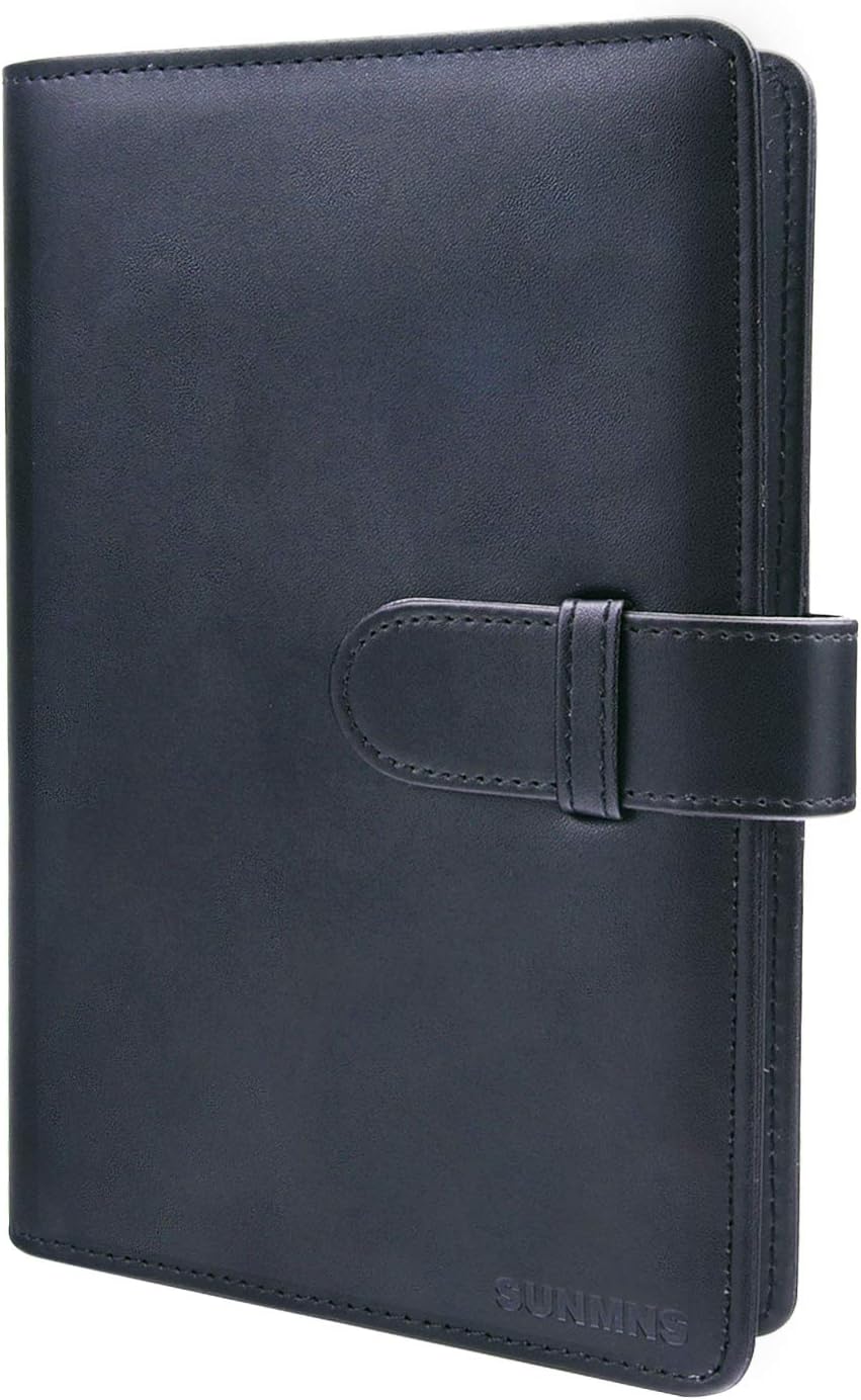 Wallet PU Leather Photo Album Compatible for Fujifilm Instax Wide 300 Camera, Polaroid POP, POP 2.0, Originals OneStep 2, OneStep+ Printer Film (Black) 8 x 5.3 x 1 inch