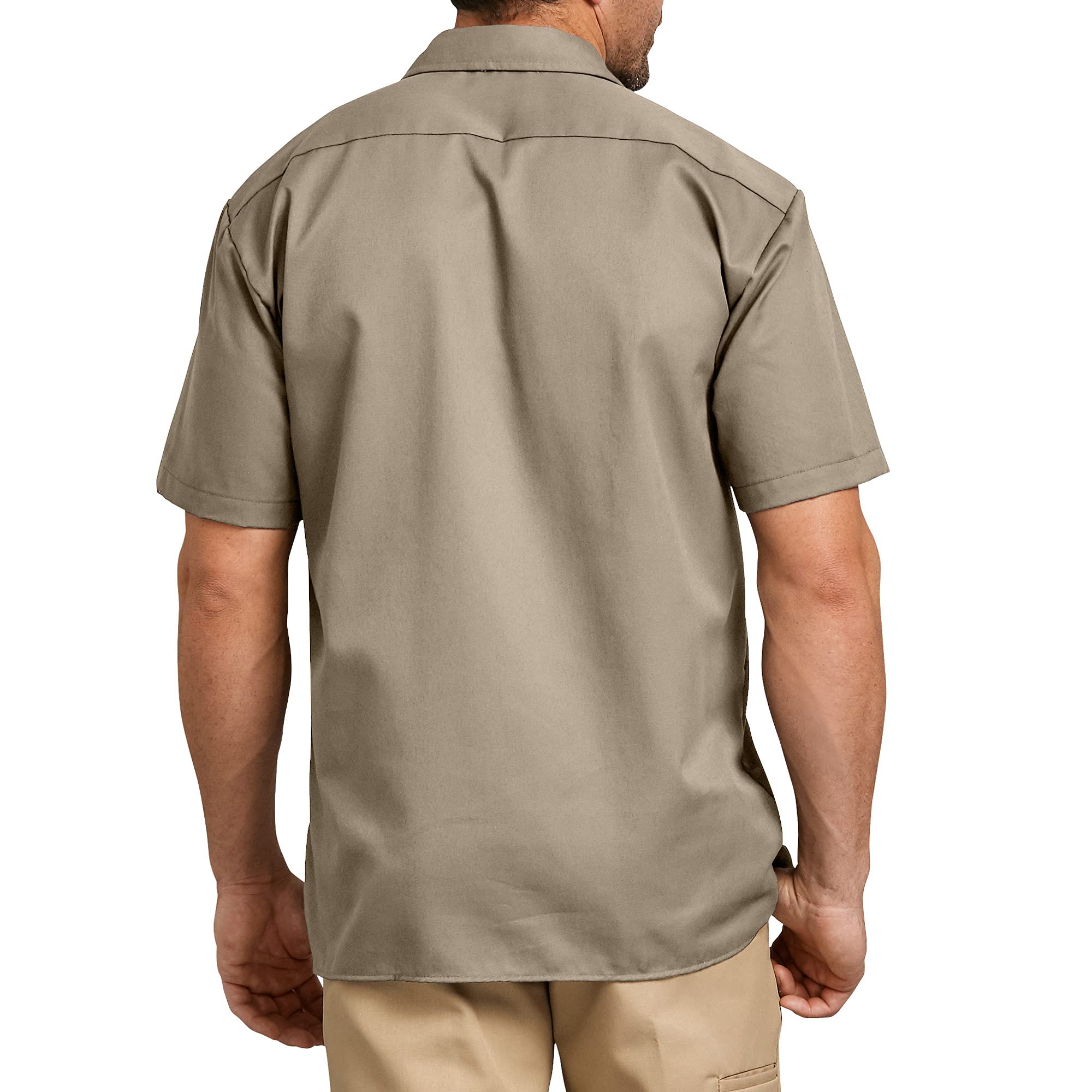 Dickies - 1574 à Manches Courtes Chemise de Travail, 3X-Large, Desert Sand