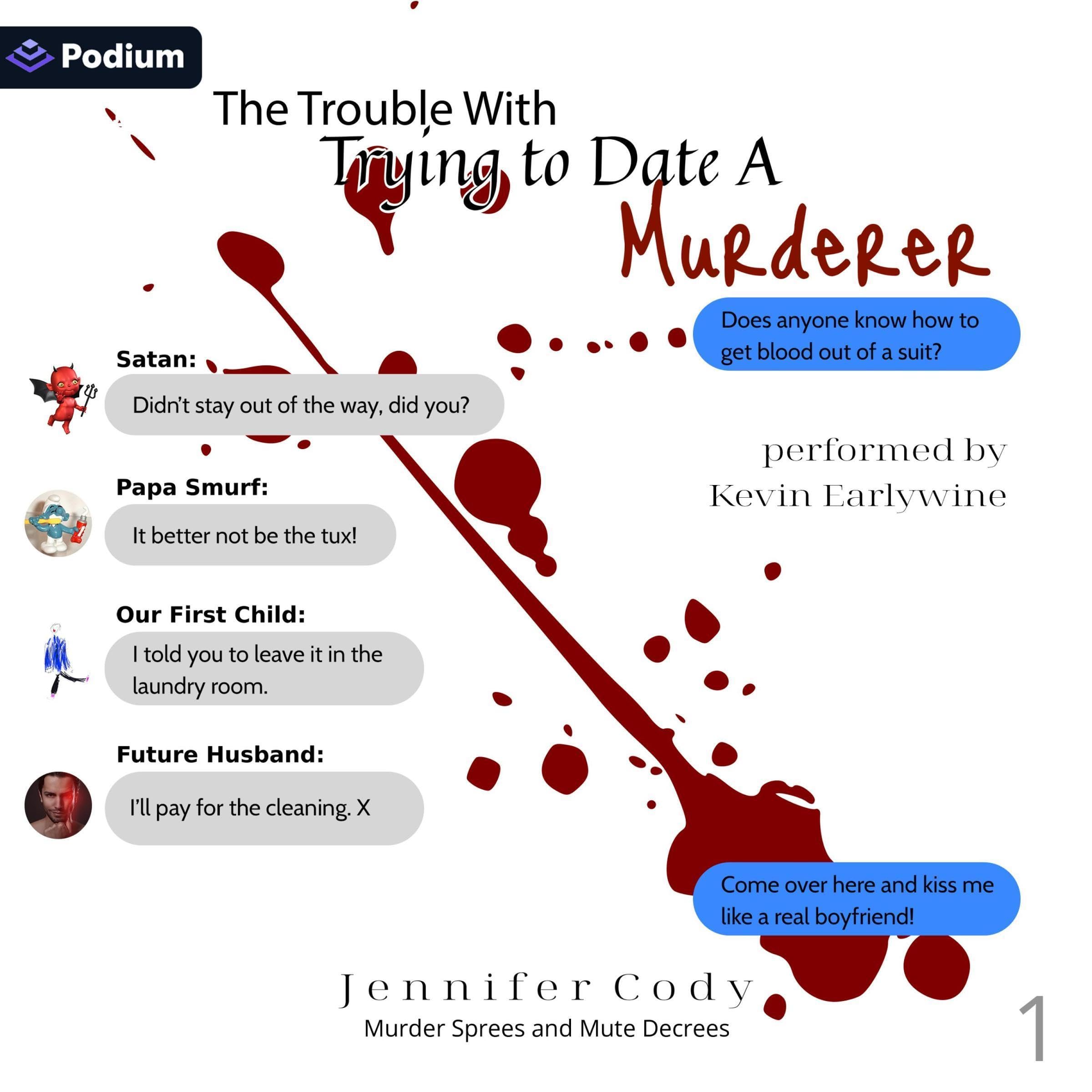 Cover art for The Trouble with Trying to Date a Murderer
