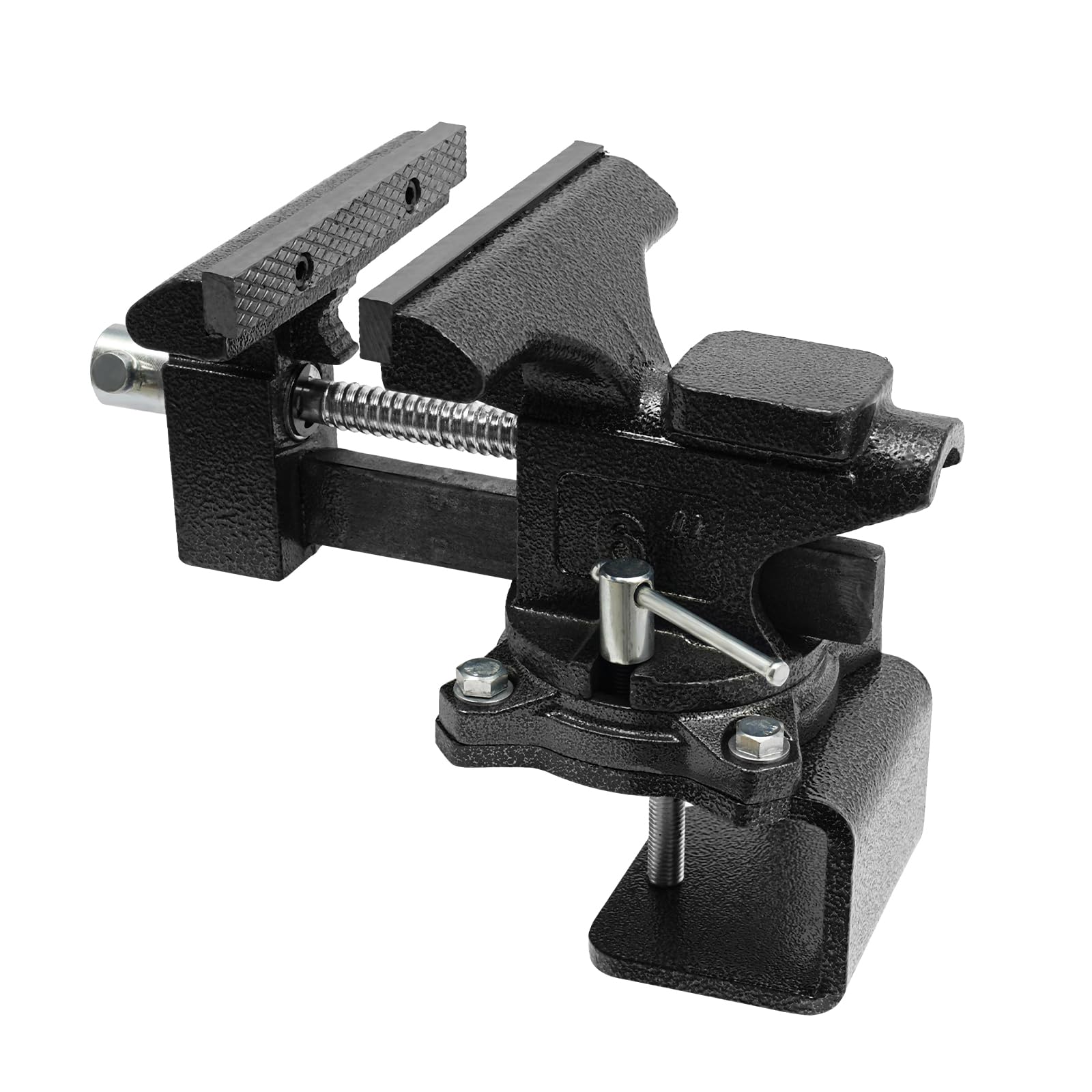 Étau de table rotatif à 270° - Ouverture de 115 mm - 2 en 1 - Multifonction - Pour le travail du bois