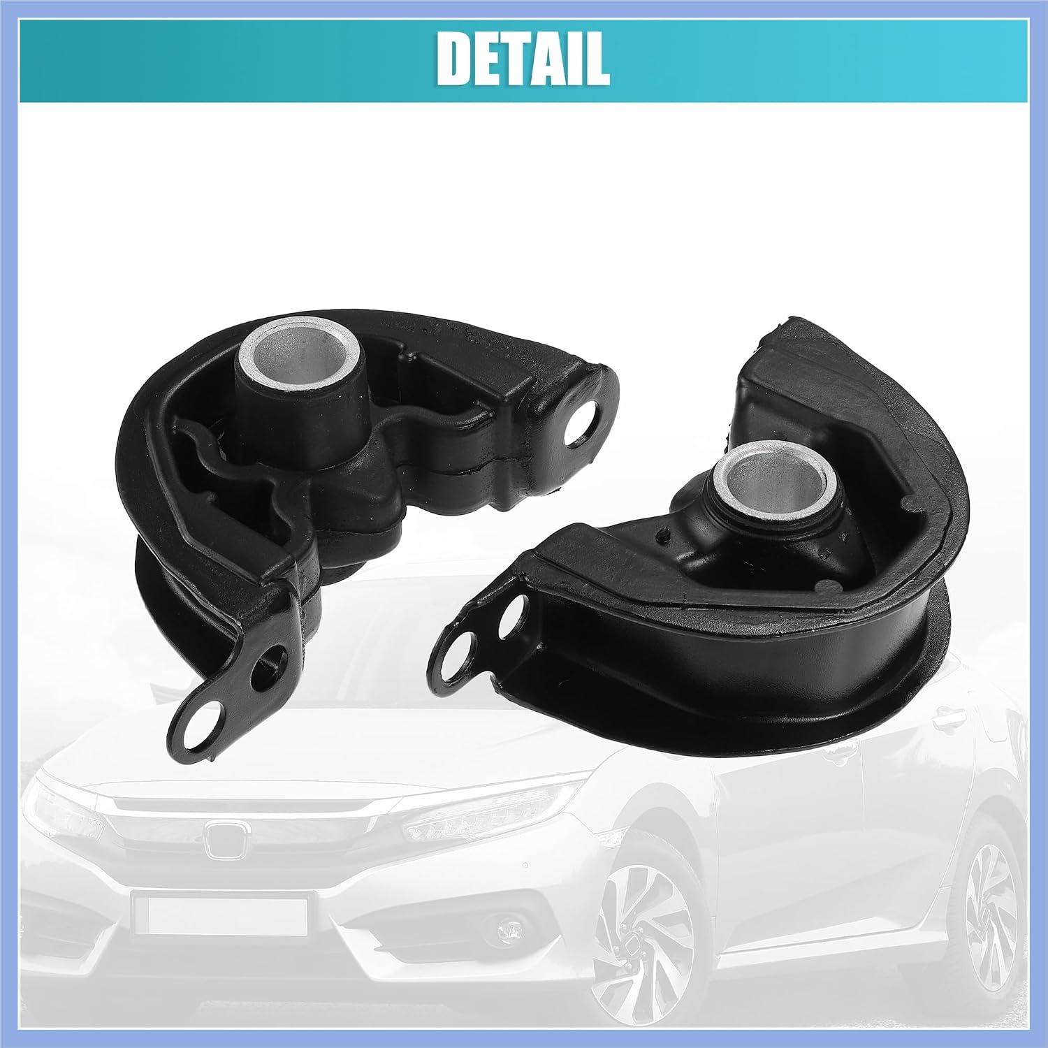 Front Engine Motor Mount Kit for Acura EL Integra for Honda Civic 1992-2000 1.5L 1.6L for Honda Civic del Sol 1993-1997 for CR-V 1997-2001 2.0L 2 Pcs Front Right Motor Stable
