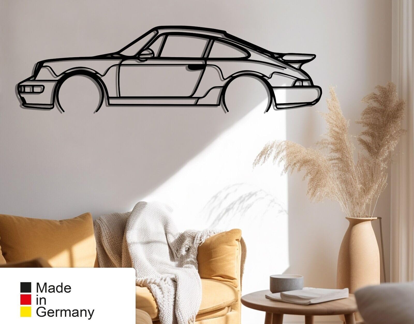 Tableau Mural Métal Porsche GT3 - Décoration Voiture Sportive 69 Cm - Art Automobile Moderne
