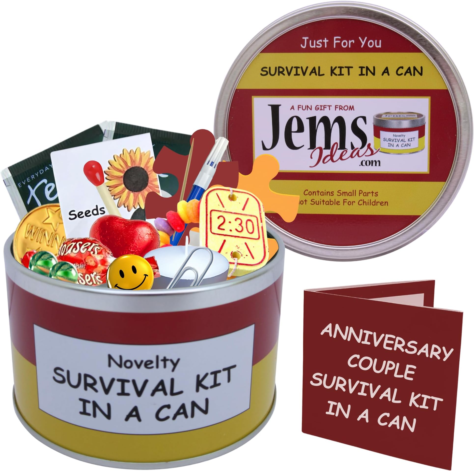 A Fun & Unique Novelty Gift Set with Card Perfect for Couples Parents Grandparents & Friends. Wedding Anniversary Celebration Keepsake