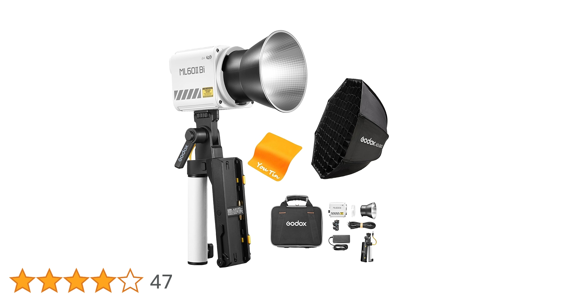Godox ML60 撮影用ライト セット&LAOFASソフトボックス Godox ML60 & LAOFAS SOFTBOX を紹介 「コンパクトなビデオ