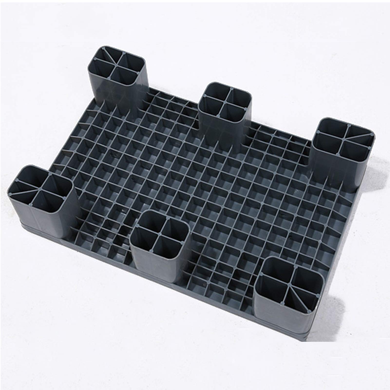 Pallet in plastica resistente per magazzini, industriali, traslochi casa, imballaggio, avvolgimento mobili, piattaforma di stoccaggio merci di stoccaggio impermeabile e a prova di umidità