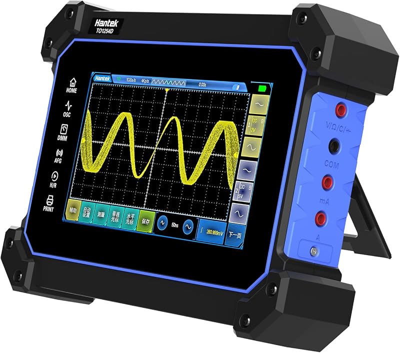 TO1254D Multi-Functional Full Touch Screen Oscilloscope 4 Channels 150MHZ Oscillscopio Multimeter with Signal Source