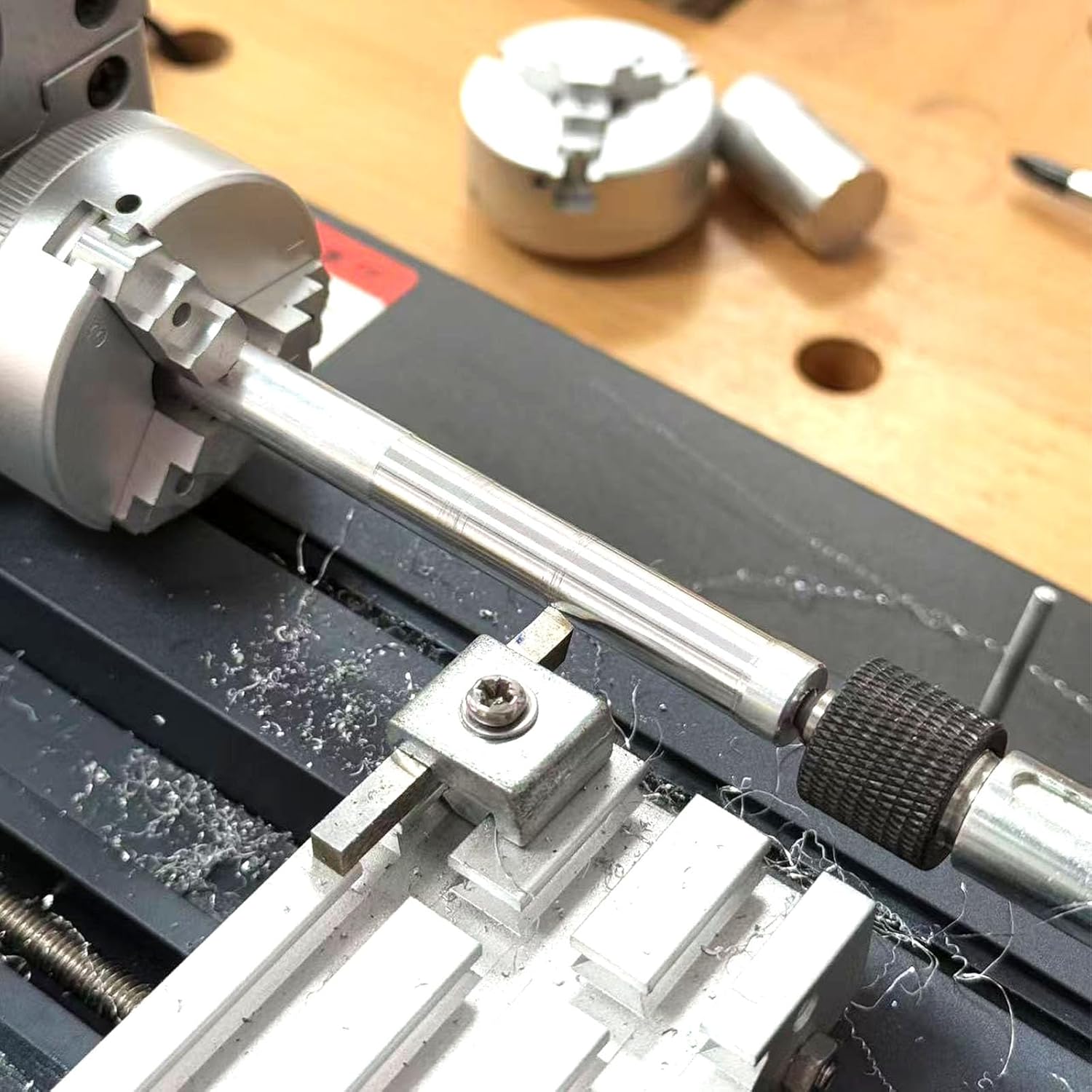 Mini Metal Lathe Machine, 36W 20000 RPM, Benchtop Lathe for Woodworking DIY,Crafting Wood & Soft Metal