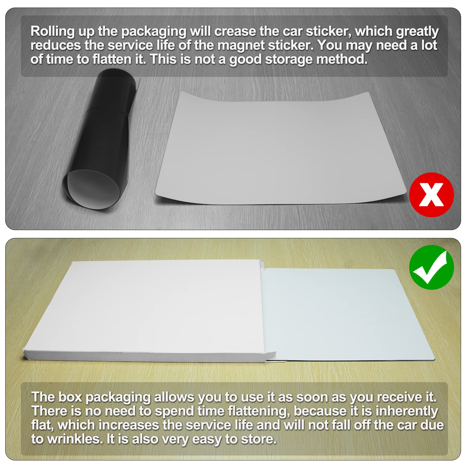 2 Pack Blank with 50 mils, Prevent Car Scratches & Dents