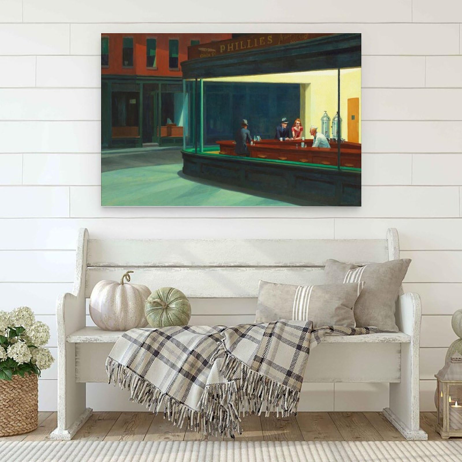 Amazon.co.jp: Edward Hopperエドワード・ホッパー絵画作品（ナイト