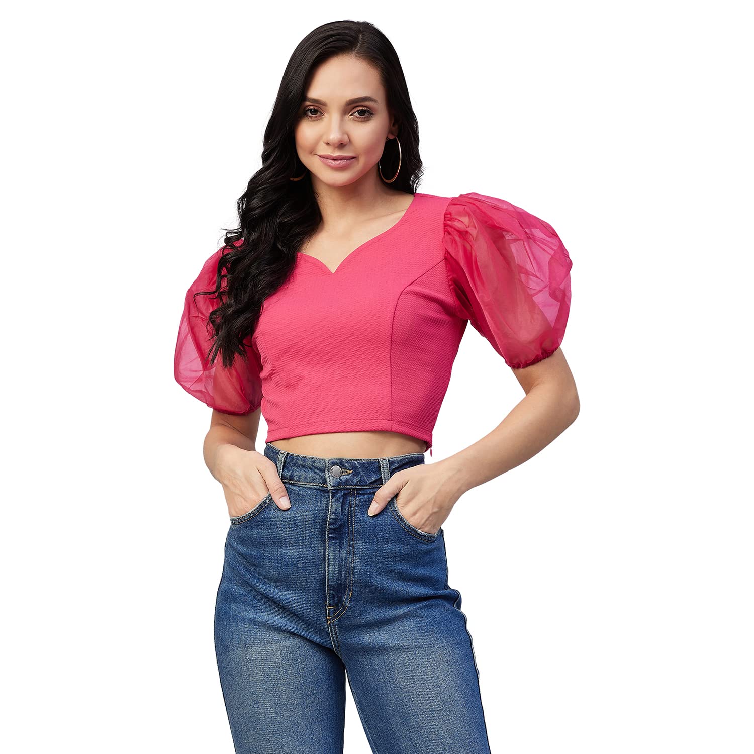 marie claire Women's Regular Fit Blouse-picture-19