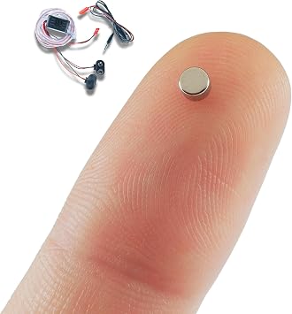 PingaOculto spy headphones for testing Mini Nano Invisible headphones for cell phone with microphone - Invisible earphones Wireless headset for spicker Spy Earpiece In Ear (spy headphones Nano)