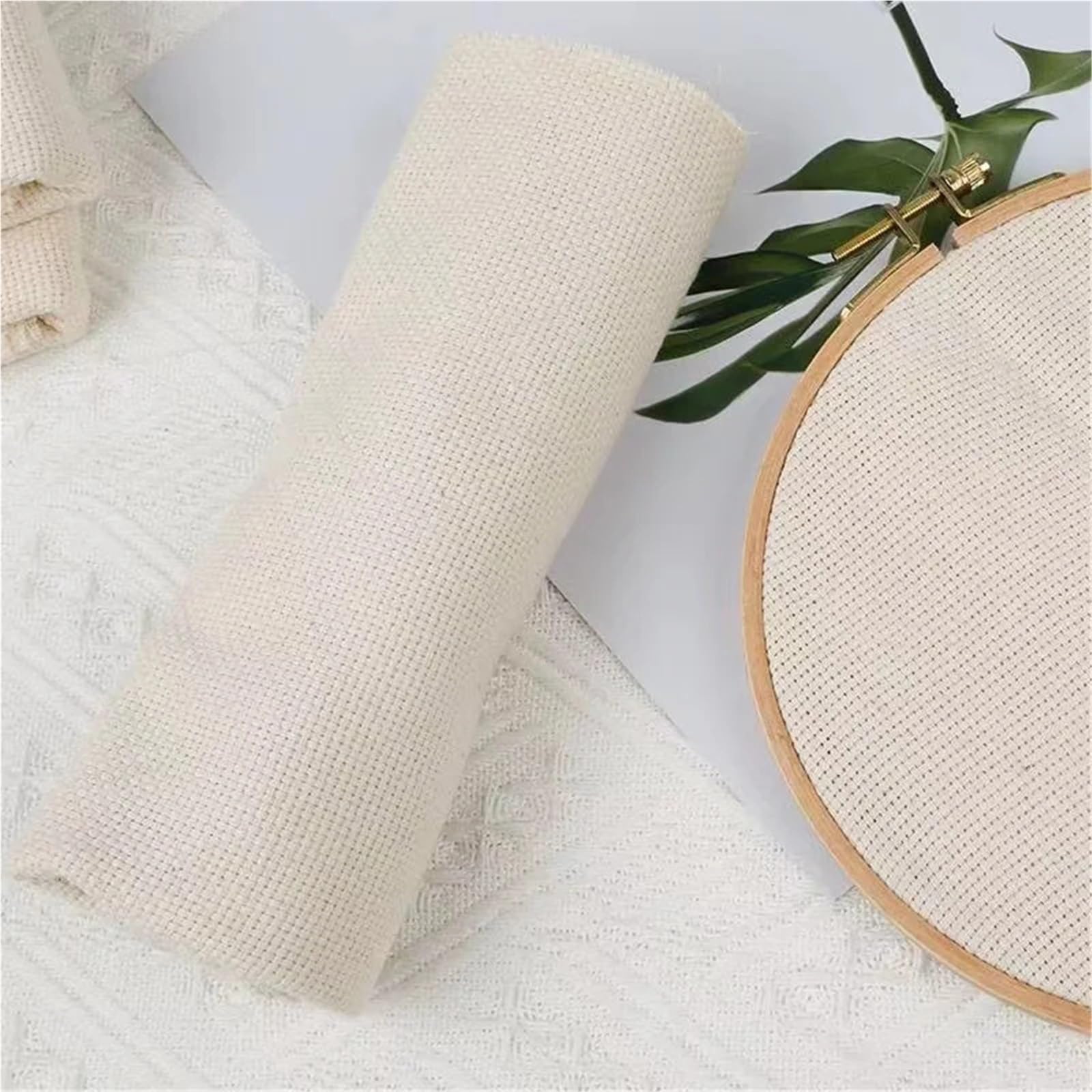 Punch Needle Stoff Stickstoff for DIY-Nähsets mit Punch Needle, Zubehör for handgefertigte Dekorationen DIY(1pcs 185x100cm)