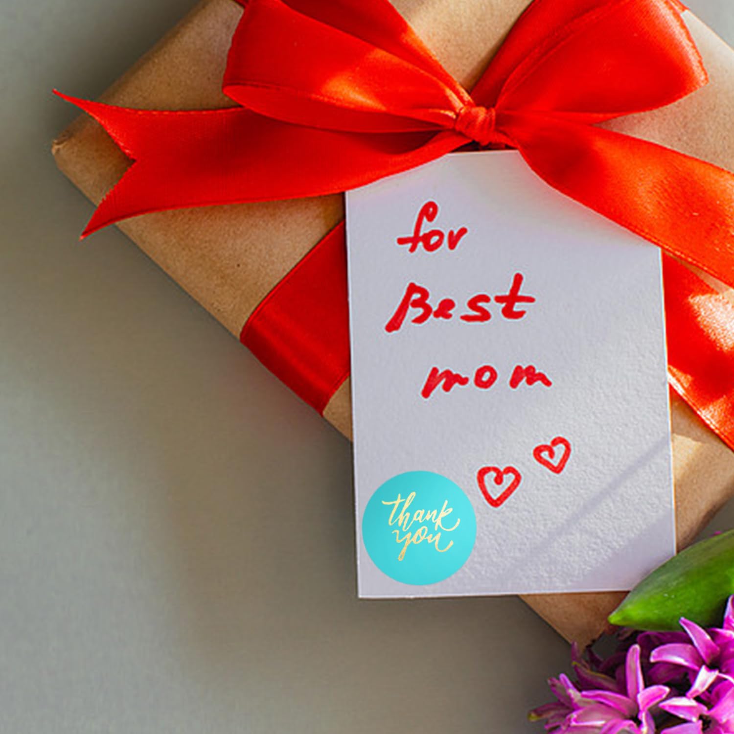 2 Rotoli Di Adesivi Rotondi Colorati 'Grazie' – Autoadesivi Su Carta Patinata, Perfetti Per Matrimoni, Compleanni E Confezioni Regalo