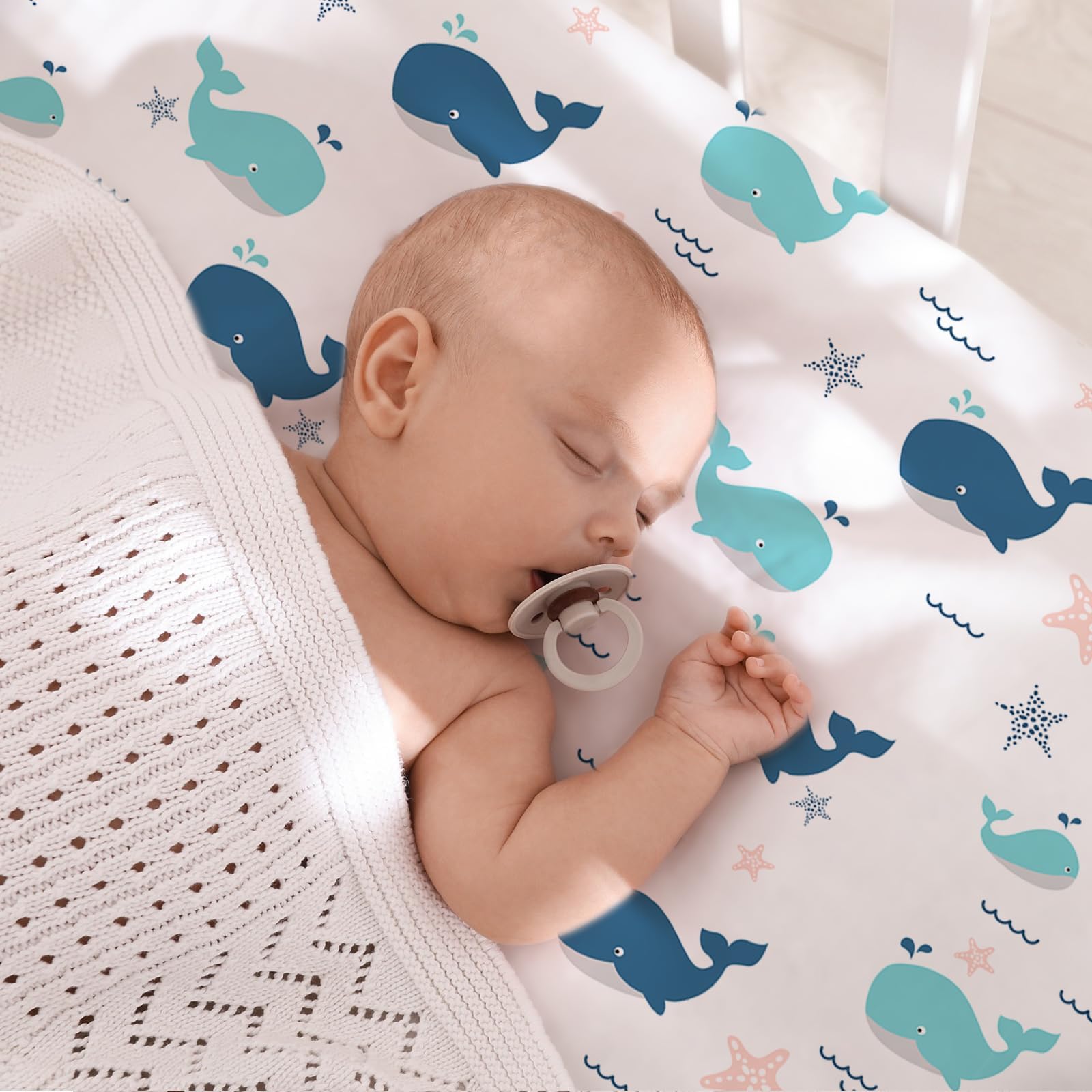 Little Grape Land Draps pour Lit Bébé 4 Pièces 60x120 cm – Drap Housse 60x120 Lit Bébé 100% Microfibre Respirante Oeko-TEX avec Protège Matelas Amovible et Motifs Mignons(Parc des Animaux)