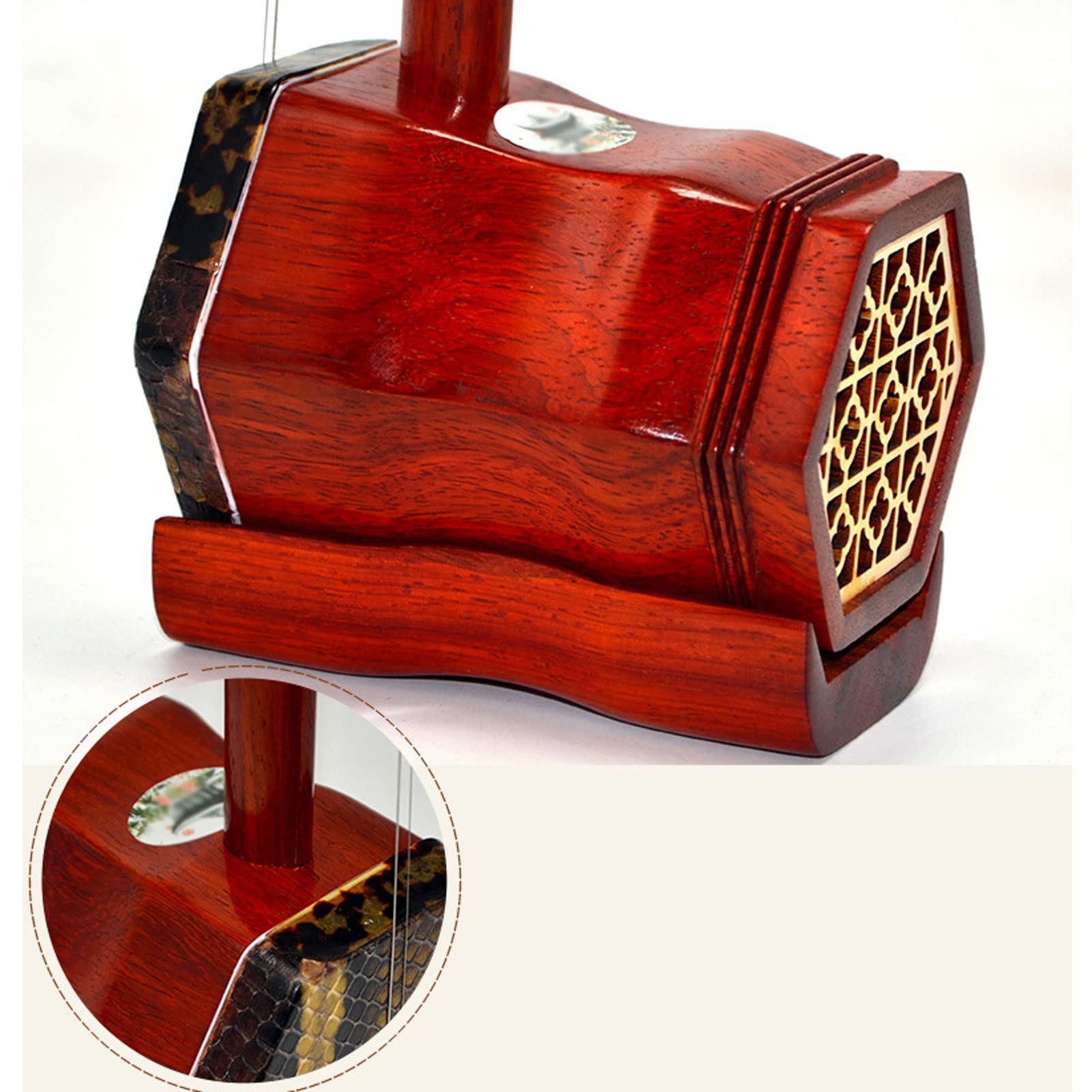 Erhu, Cinese A 2 Corde Violino, Strumento a corde Erhu for principianti e amanti di Erhu con un suono dolce