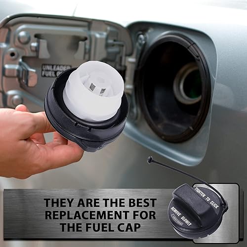 Miniatura 4 de Repuesto de tapa de combustible - Tapa de gasolina de repuesto - Tapa de combustible - Tapa de gas con correa 17670-T3W-A01 17670-SJA-A02 -