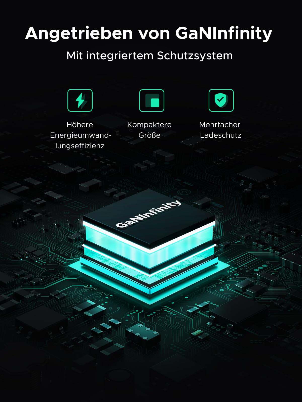 UGREEN Nexode 200W USB C Ladegerät, GaN Netzteil mit 4 Ports, Ultimativer 140W Schnellladeblock, Intelligente Leistungsverteilung, Kompakt & Universell für MacBook, iPhone 17-8, Galaxy Serien