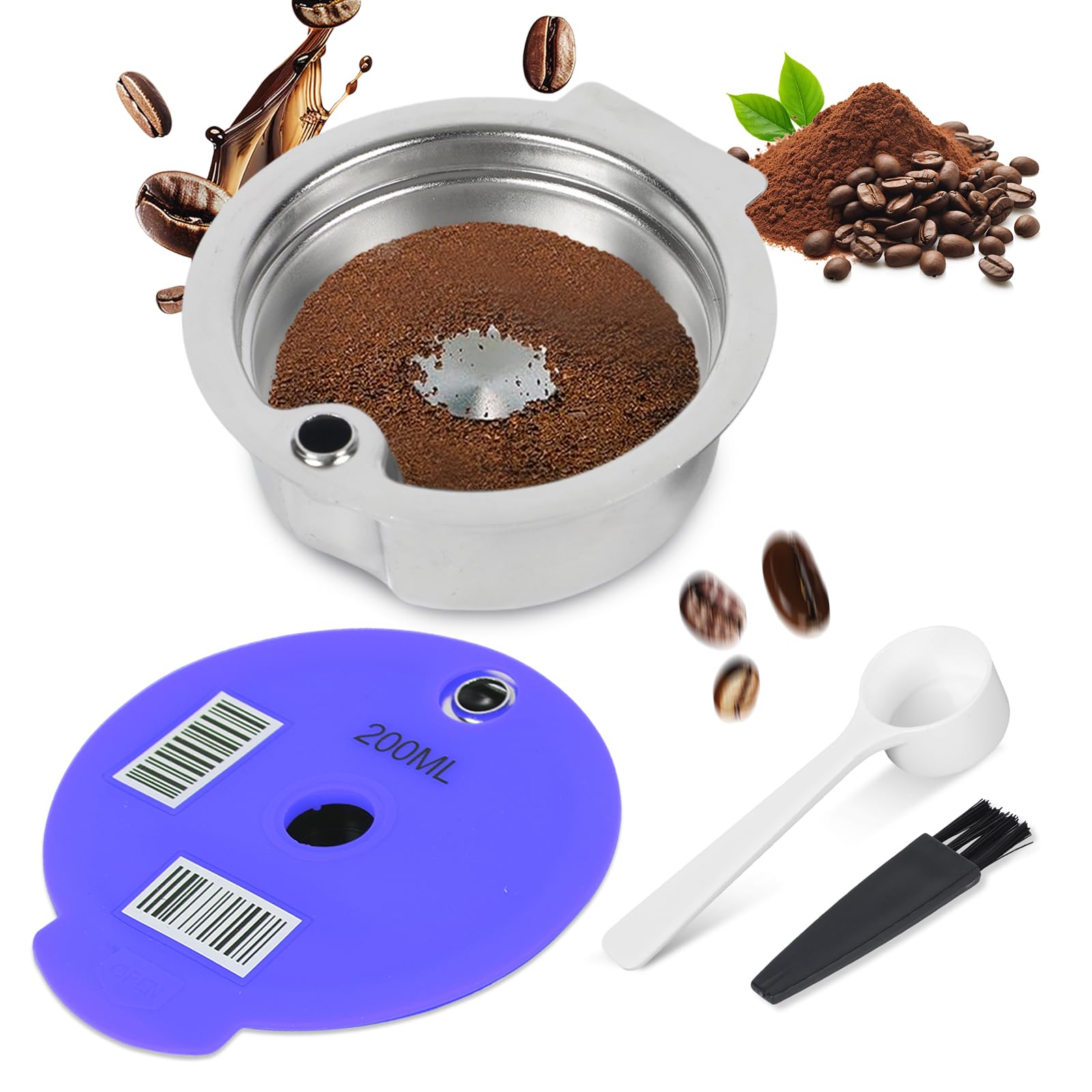 Capsule inox compatible Bosch Tassimo dosette réutilisable haute qualité