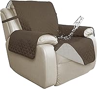 Vista 22 de ISSUNTEX Fundas de Sofá de Doble Protección 100% Impermeables para Sala de Estar, Fundas de Sofá para Sofá de 3 Cojines, Protector de Muebles