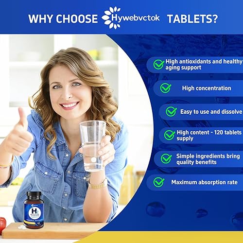 Miniatura 5 de Hywebrvctok - Tabletas de agua de hidrógeno con magnesio, 8 PPM H2 tabletas de hidrógeno molecular para agua potable, rico en antioxidantes, apoya