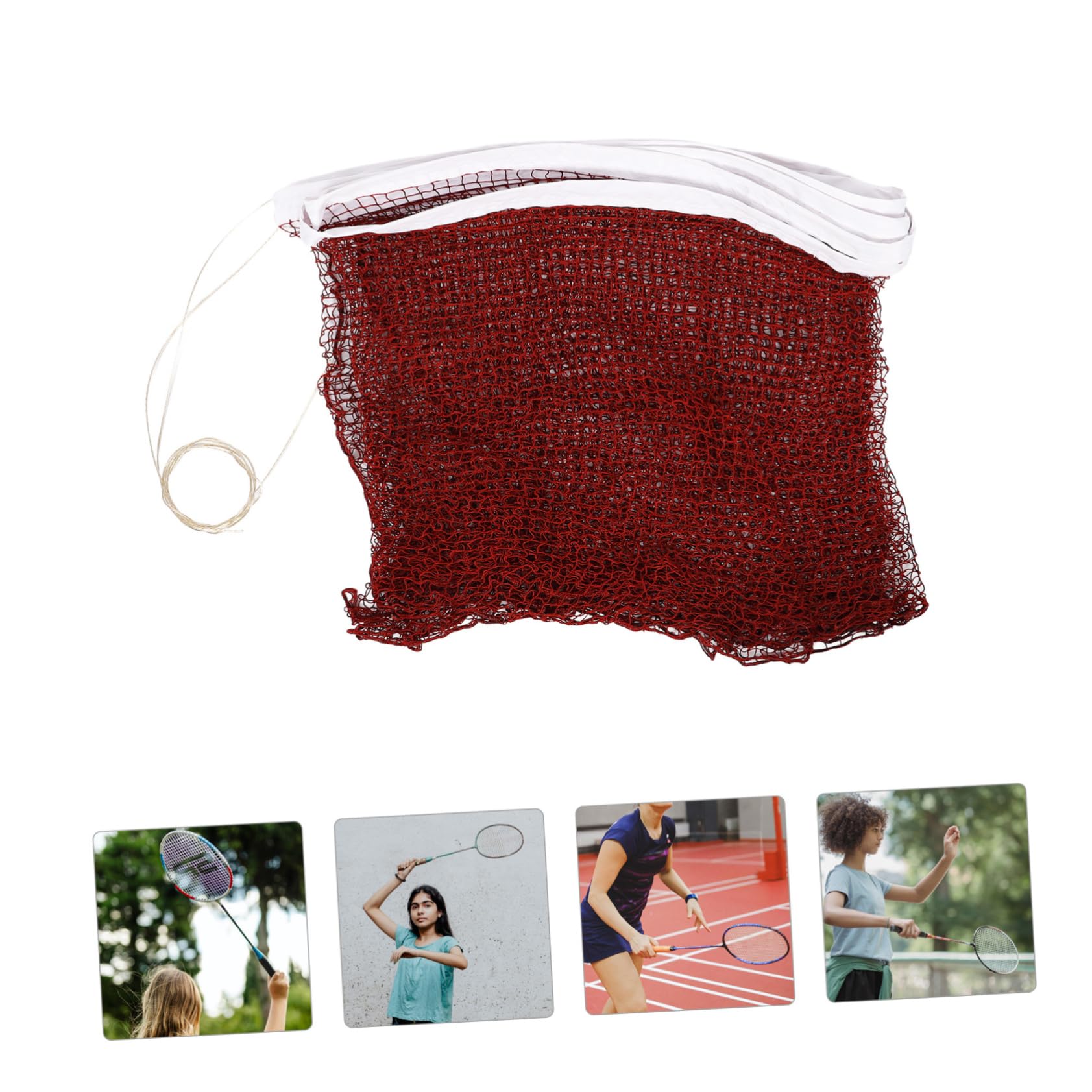 Abaodam 1Set Portable Badminton Net Durable Sports Net for Backyard Garden Beach Lightweight Easy to Install for Outdoor Games and Recreation