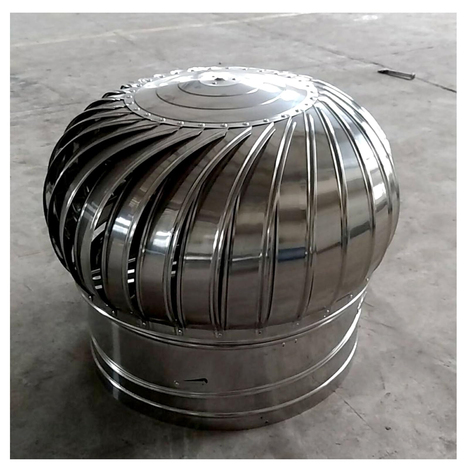 YGLSNVKWQ Stainless Steel Exhaust Cap, roof Flue Vent, Rotating Chimney Cap, Rotating Chimney Cap, unpowered Hood, Vented Chimney Cap, Pipe Cap, Vent, top Exhaust (Size : 160mm/6.3in)