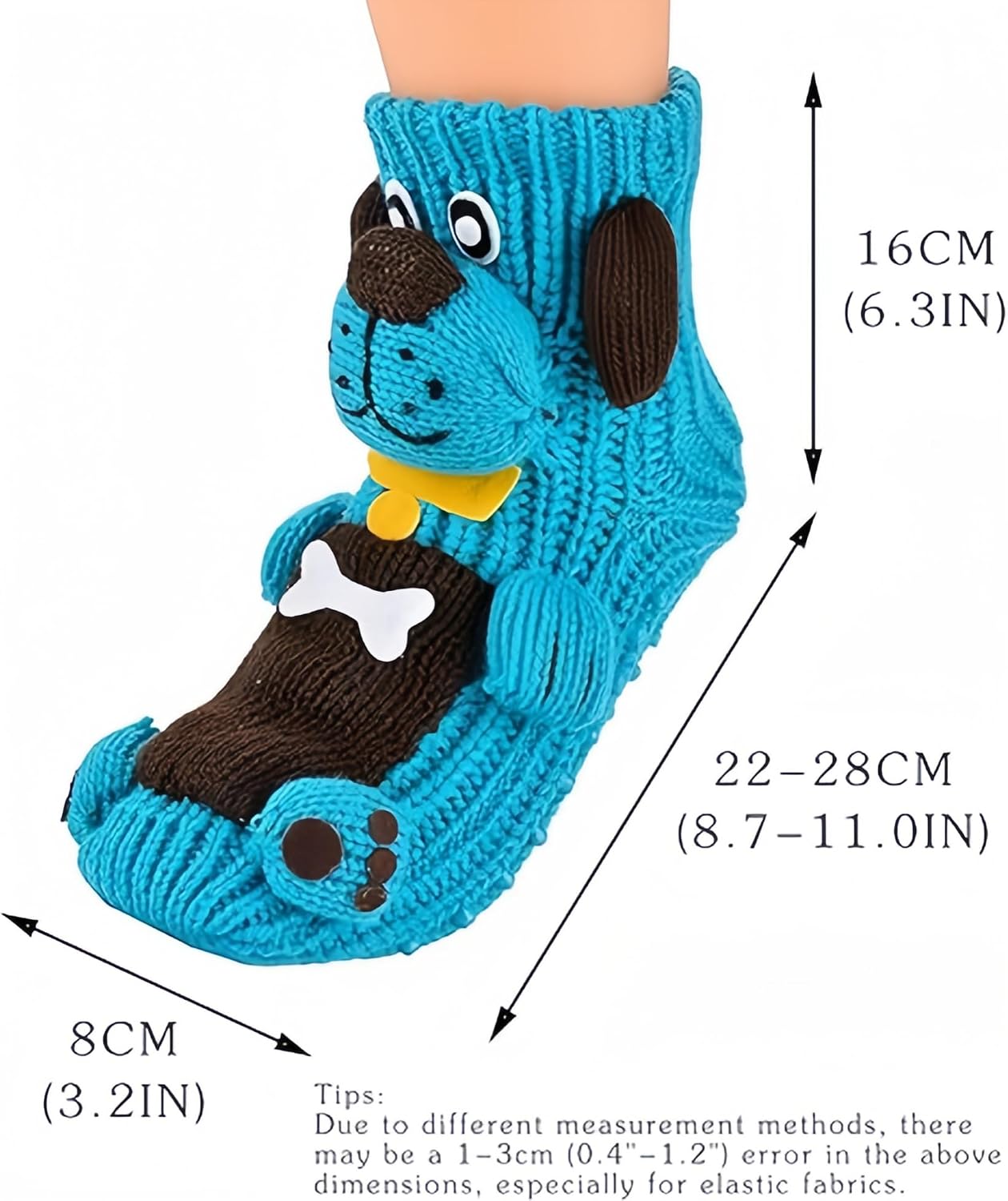Women's Thick Knit Skid proof Warm Casual Floor Carpet Socks