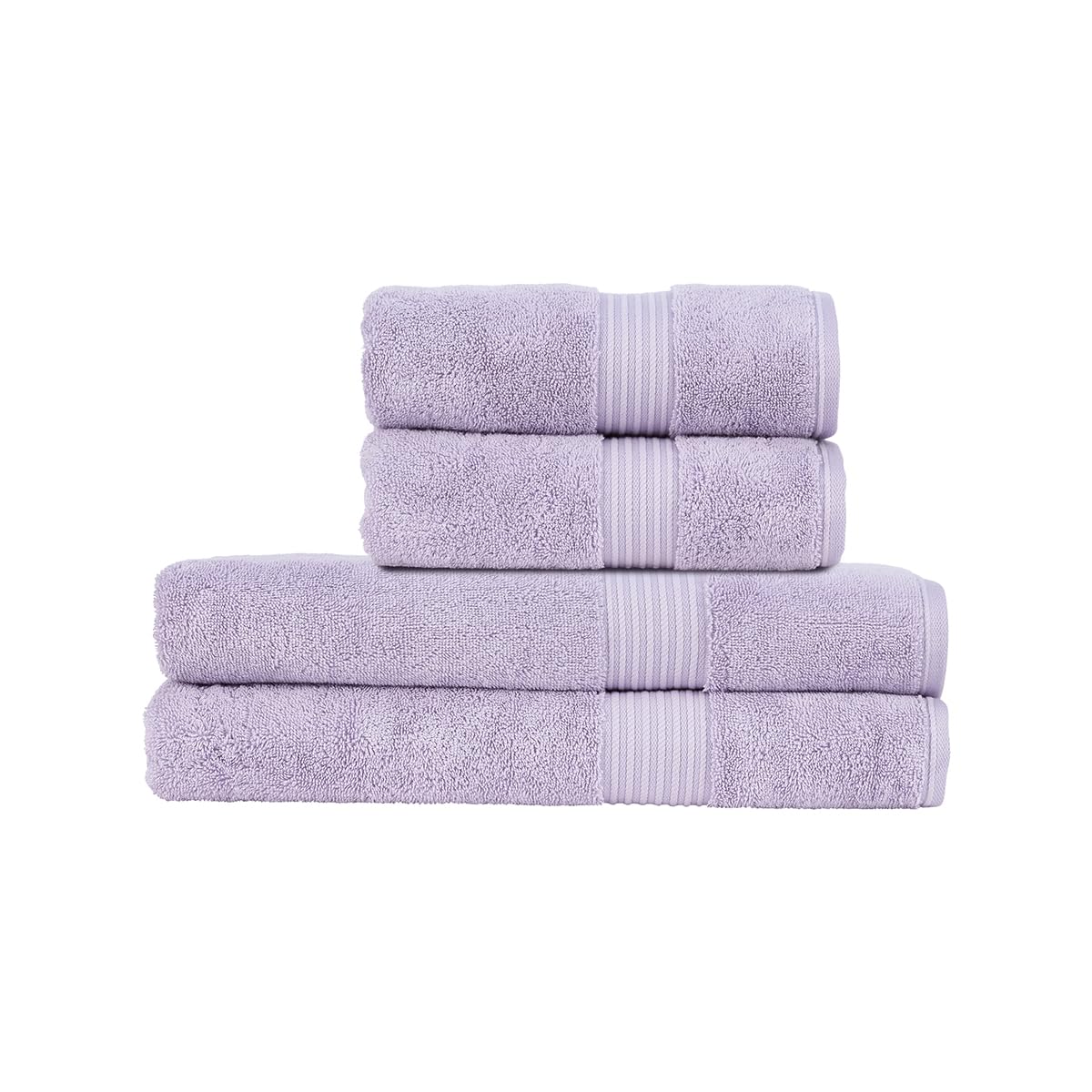Christy Supreme Hygro 2 Hand Towels Set | Blush Pink | 100% Luxury Supima Cotton | Ultra Soft | Super Absorbent | 650GSM | Plush and Long Lasting — view 131