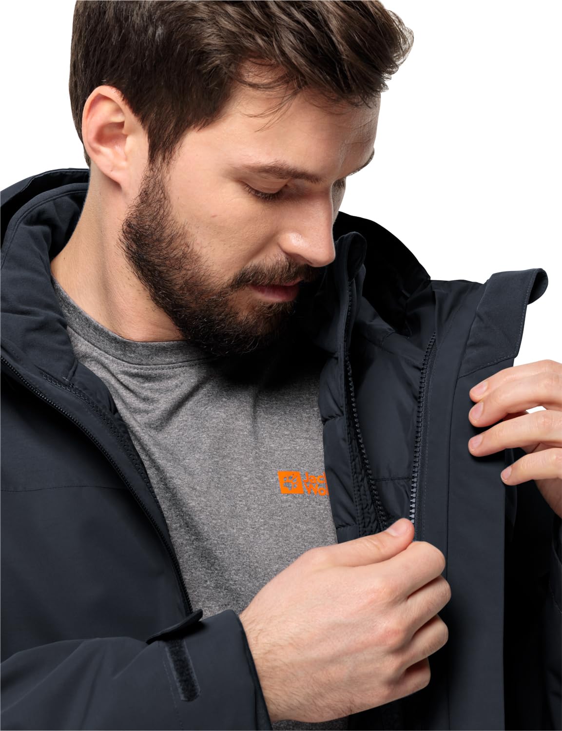 Jack Wolfskin Kurtka Mężczyźni Glaabach 3 W 1 Jkt M