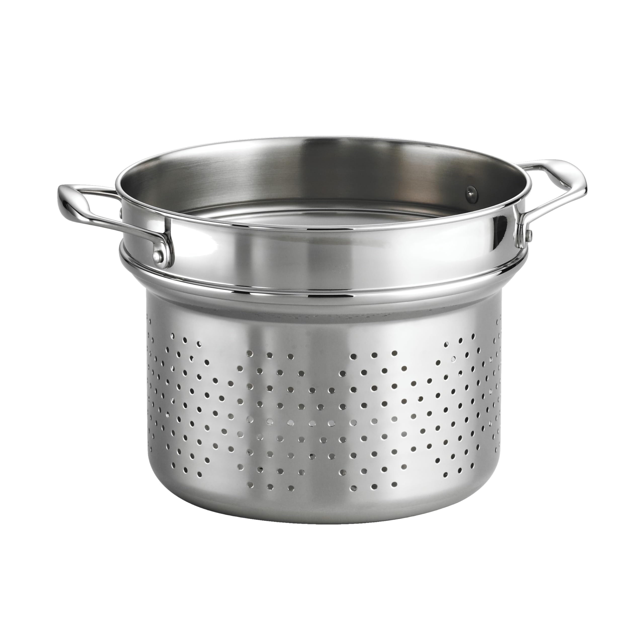 Tramontina Stainless Steel Pasta Strainer for Pot Basket Compatible with 8L Stock Pots