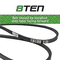 Vista 3 de 8TEN Correa de transmisión para MTD Cub Cadet RZT 42 50 RZT50 RZT42 RZT17 754-04043 954-04043